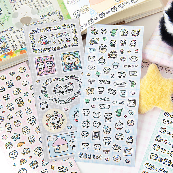 See the panda series sticker