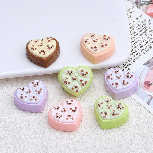 20PCS Love heart Cappie charms