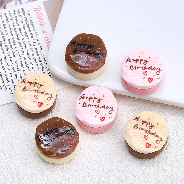 20PCS Birthday cake charms