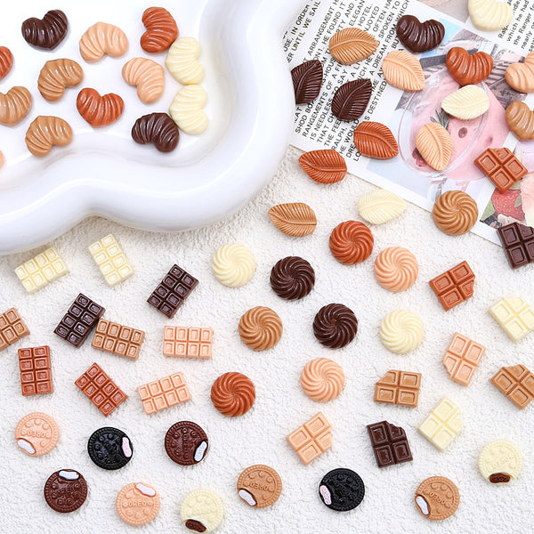 20PCS Chocolate random mix charms