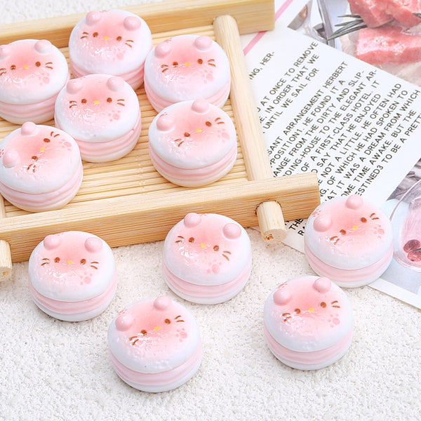 20PCS Cat sandwich cookies charms