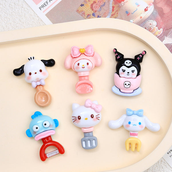 20PCS Cute animal kitchenware charms