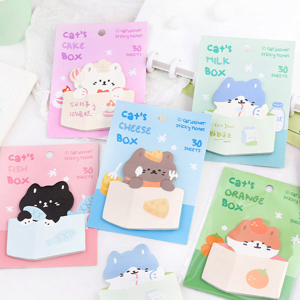 Box Kitten Series memo pad