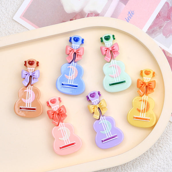 20PCS Small colored guitar charms