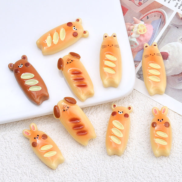 20PCS Small baguette charms