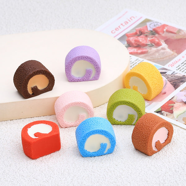 20PCS Cake roll charms