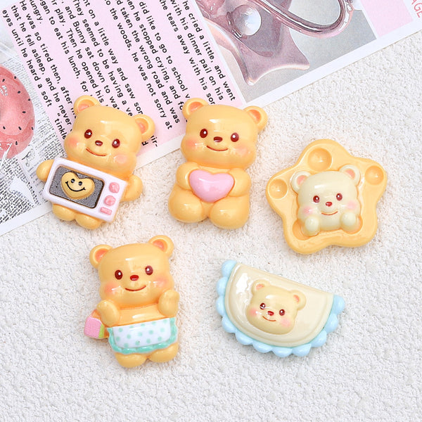 20PCS Butter baby Bear charms