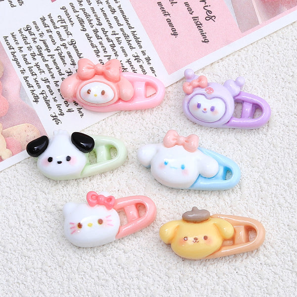 20PCS Small animal paper clips charms