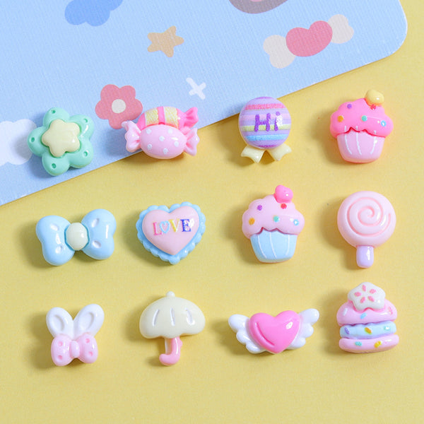 20PCS Mini cake charms