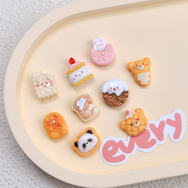 20PCS Mini biscuit charms