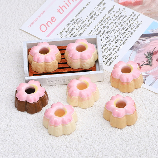 20PCS Cherry blossom cake charms