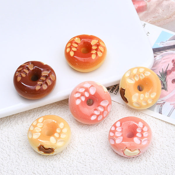 20PCS Stuffed donuts charms