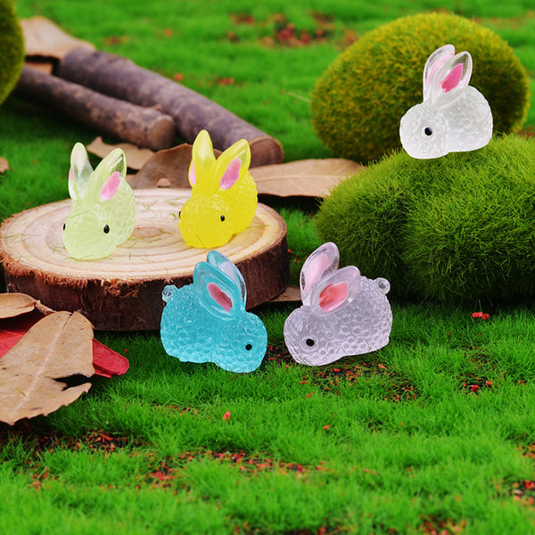 20PCS Noctilucent Little Rabbit charms