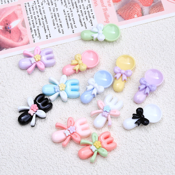 20PCS Cartoon tableware charms