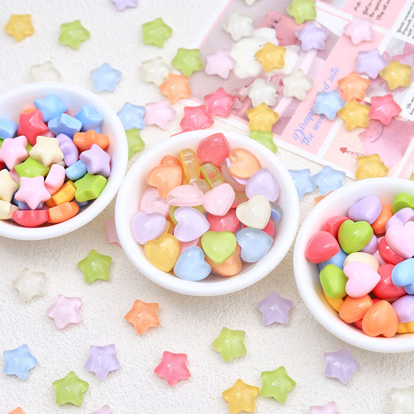 20PCS Colorful little star charms