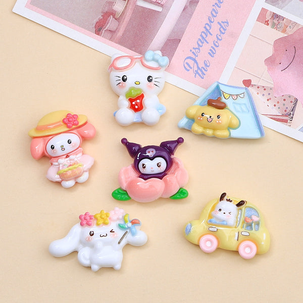 20PCS Picnic animals charms