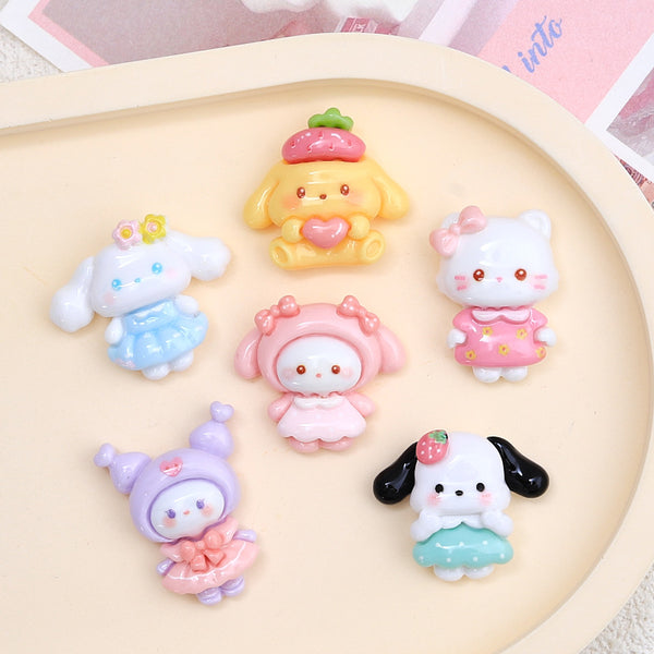 20PCS Cute little animals charms