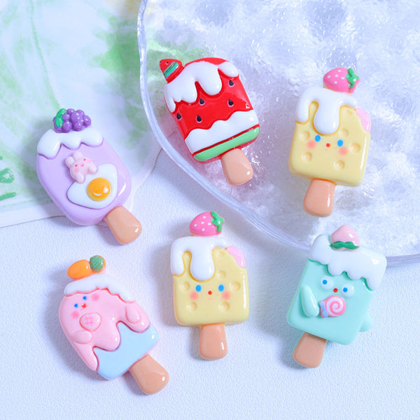 20PCS Sweet ice cream charms