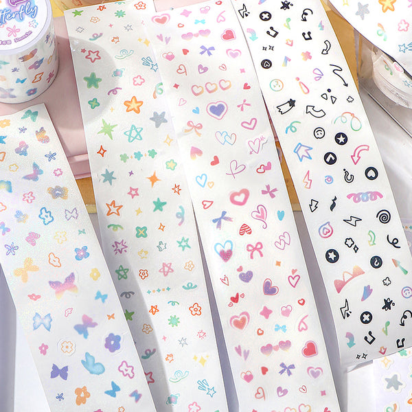 Doodle Dots series Special Paper Die Cutting tape