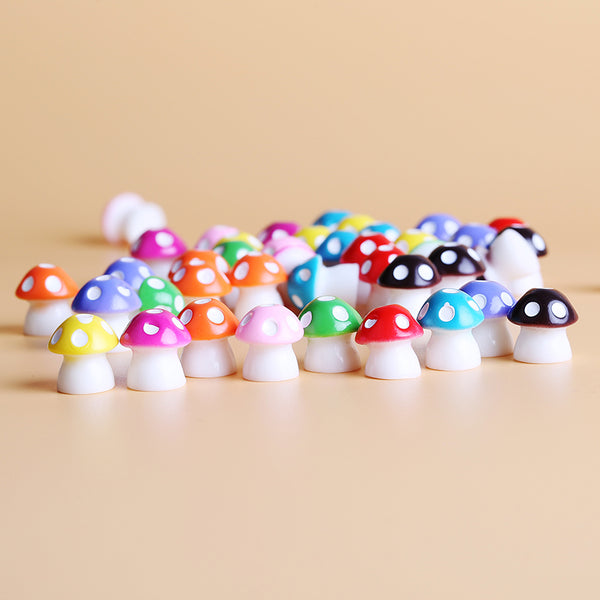 20PCS Little mushroom charms