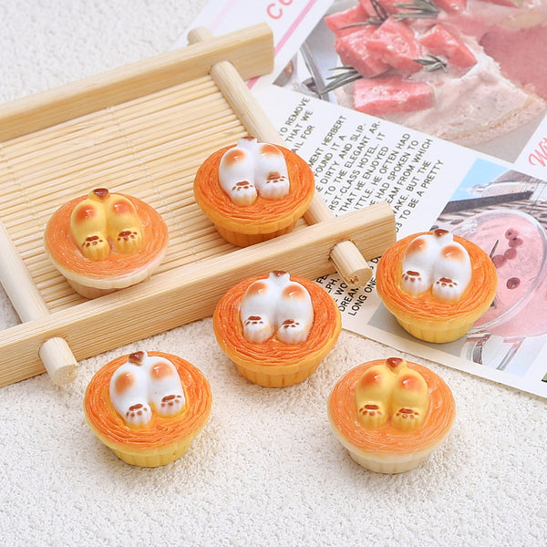 20PCS Hakimi egg tarts charms