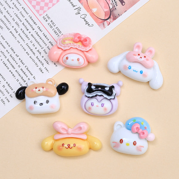 20PCS Cute headband charms