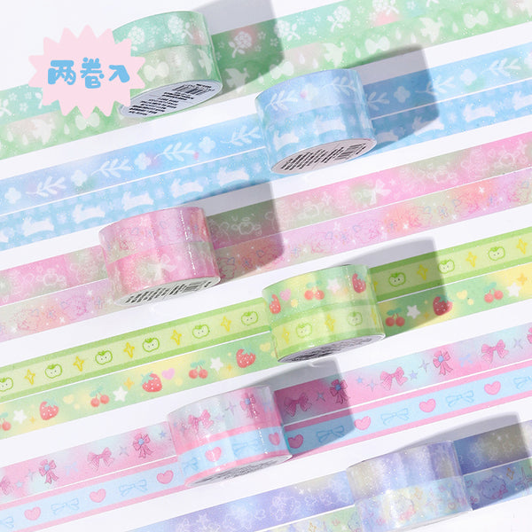 Twinkle Wishing Star series Flicker Film Washi Tape