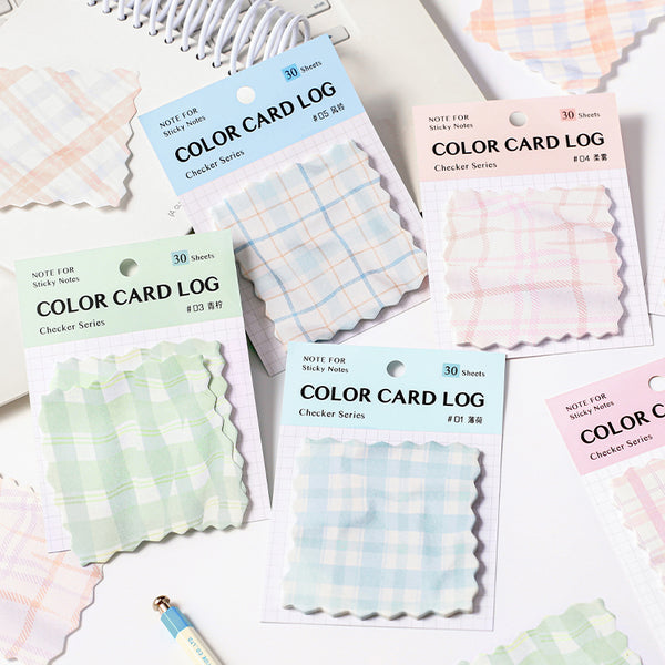 Color card series memo pad