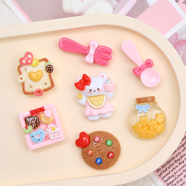 20PCS Kitten afternoon tea charms