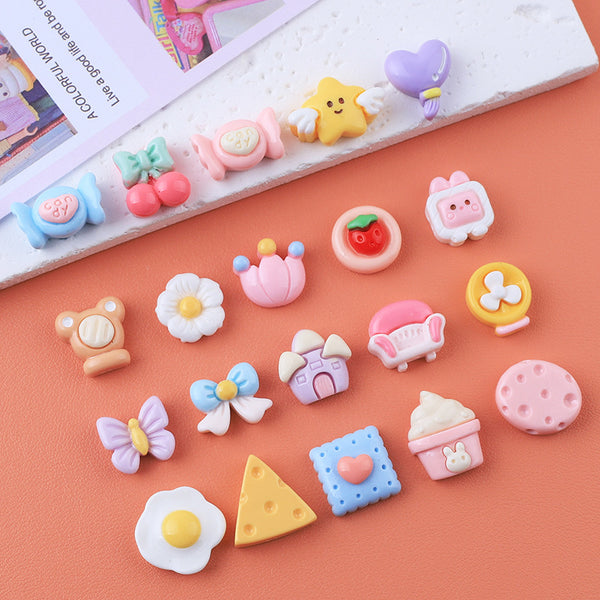 20PCS Mini cartoon ornament charms