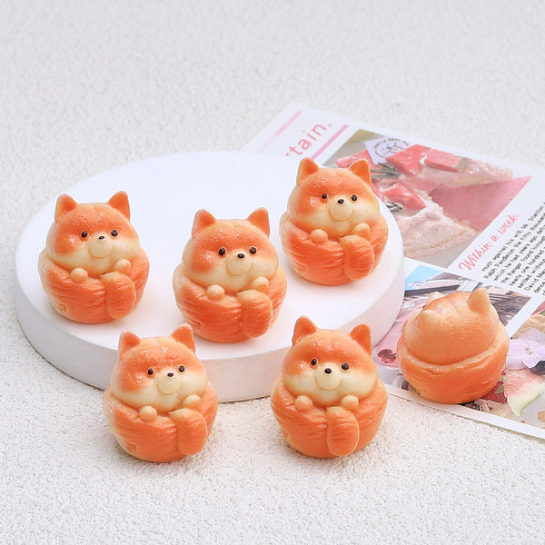 20PCS Shiba Inu bread charms