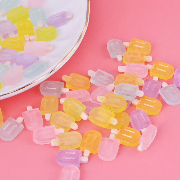 20PCS Noctilucent Colored Popsicle charms