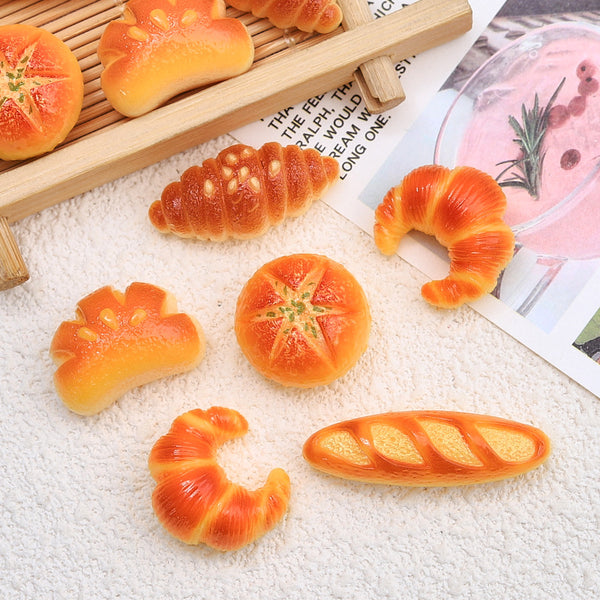 20PCS Baked bread charms