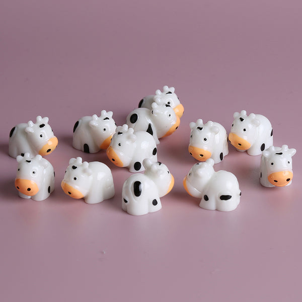 20PCS Cartoon cow charms