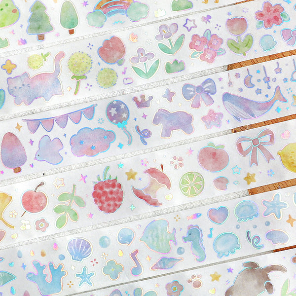 Spring Fragments Series Laser Washi Tape